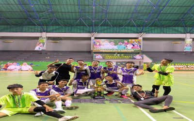 Siswa SMK Negeri 8 Palembang Raih Juara 1 Lomba Futsal Dempo Cup Champion