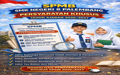 Persyaratan Khusus SPMB SMK Negeri 8 Palembang Tahun 2026/2027
