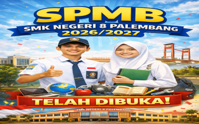 SPMB SMK NEGERI 8 PALEMBANG 2026/2027 TELAH DIBUKA!